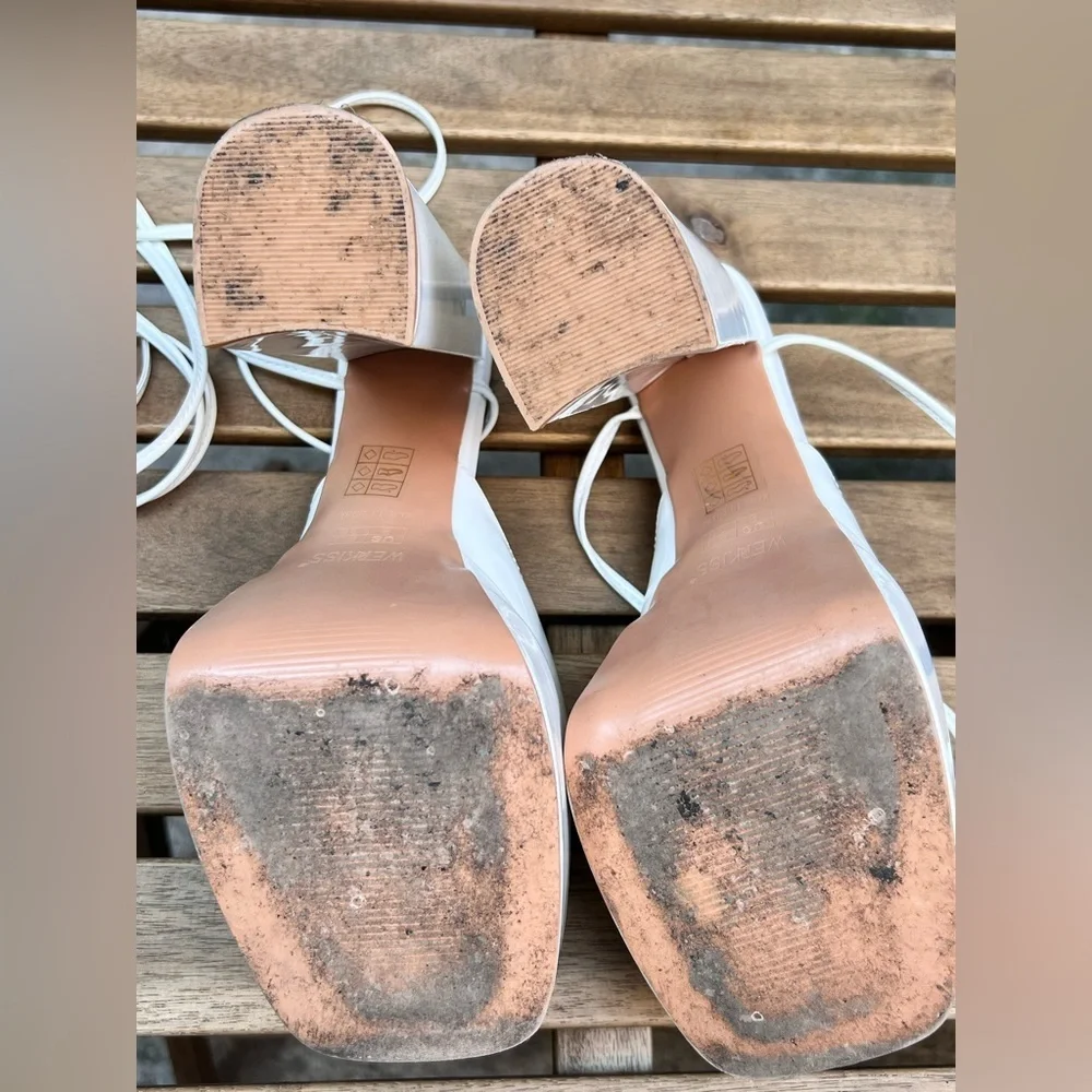 WET KISS Platform Gladiator Heels